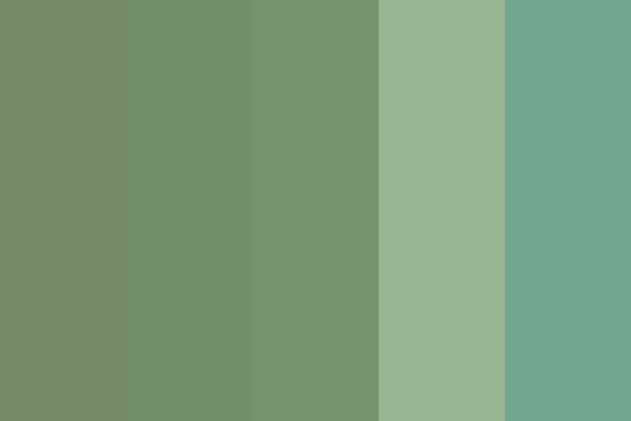 Pasture Grn Moss Rin Resdan Grn Brookview Free Grn color palette