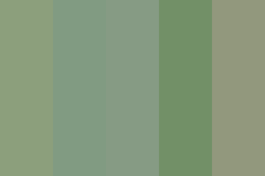 Garden P Mex Jade Moss Ring Pacific Pine Cavrn Mos color palette