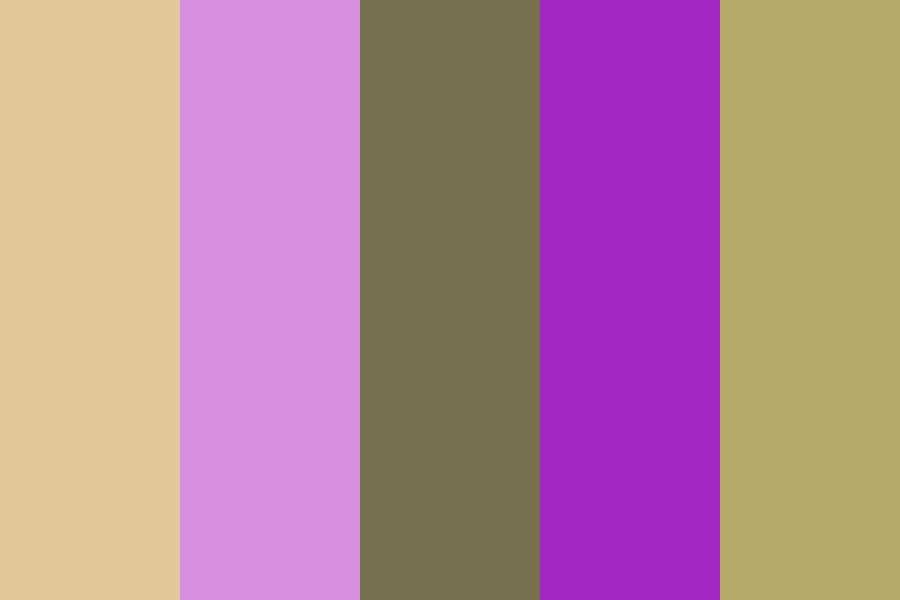 Amber Waves of Grain and Purple Mountain Majesties color palette