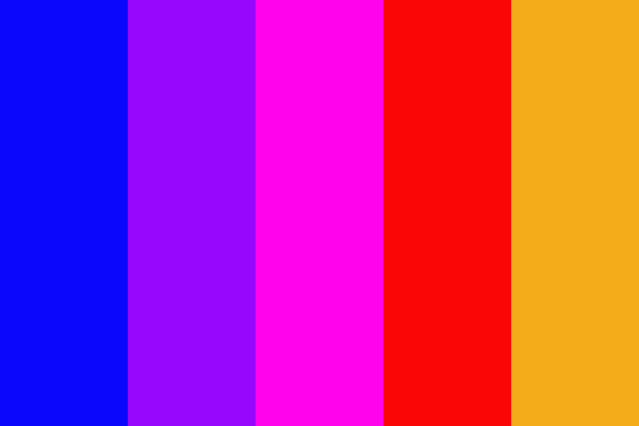 Miles to Purple Mamba to Pinkeye to Melmo to Buddy color palette