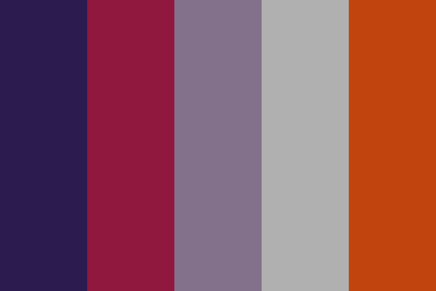 MM Color Palette 1 - Rich & Refined w Burnt Accent color palette