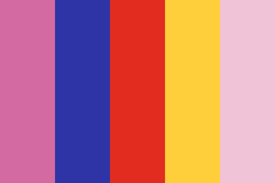 Mujeres al borde de un ataque de nervios Almodovar color palette