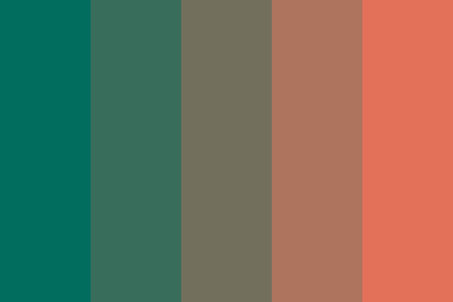 just found out my spine is broken lol goodbye life color palette