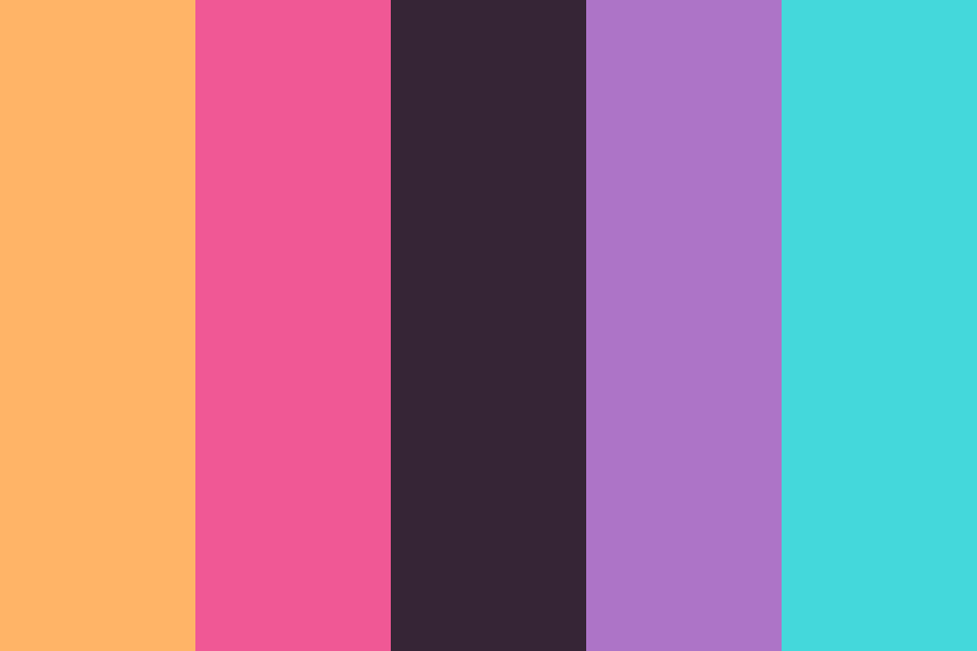 im not from around here - im from someplace better color palette